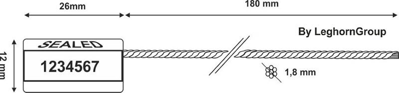 cable seal achelou seal technical drawing