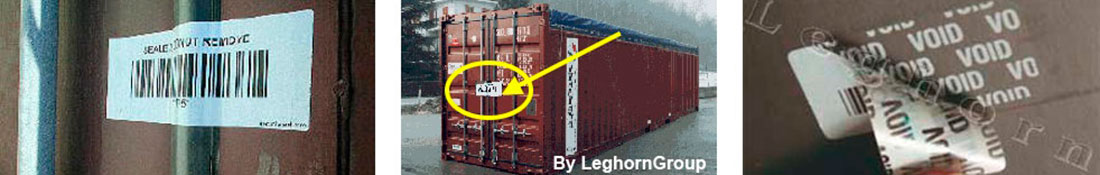 container void labels seal