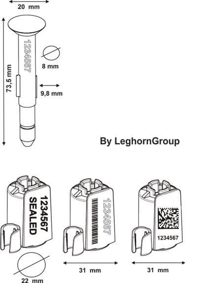 high security bolt seal neptuneseal technical drawing