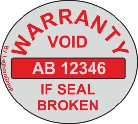 round void security labels