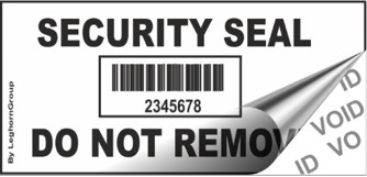 void barcode security labels