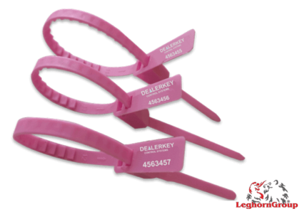 adjustable length plastic security seals in-ya 230x7 mm