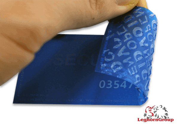 Tamper evident security labels