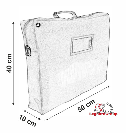 RFID Document Reusable Security Bag (Pisa)