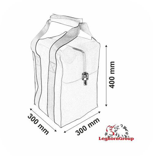 Reusable Security Bag for Cash Transport (Catania) technical drawing